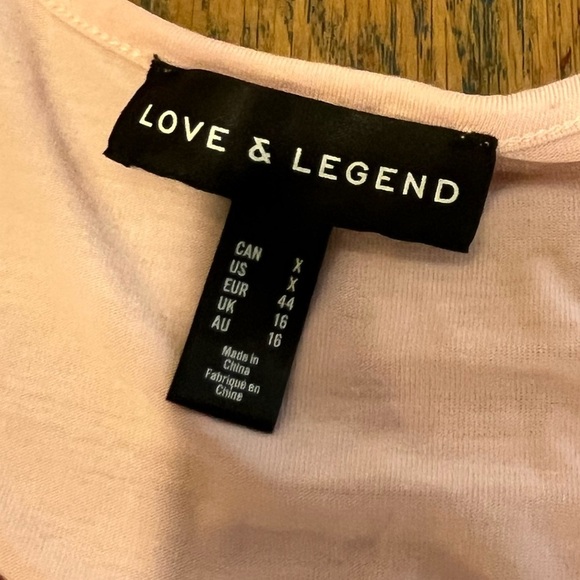 Chic Soft Pink Smocked Blouse – Love & Legend (Size X - Picture 2 of 8